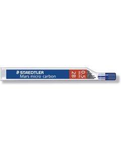 Photo STAEDTLER : Lot de 12 mines de rechange 0,5 mm - 2B - 250 05-2B
