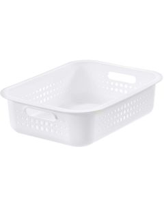 Photo Corbeille de rangement - 280 x 370 x 100 mm - Blanc SMARTSTORE Basket Recycled