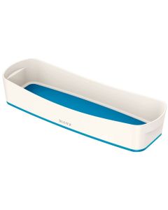 Photo Bac de rangement WOW - Blanc / Bleu LEITZ My Box