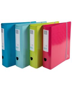 Photo Classeur à levier pour A4 - Dos de 80 mm - Assortiment EXACOMPTA 1928