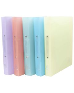 Photo Classeur semi-rigide - 2 anneaux de 30 mm - Assortiment EXACOMPTA Chromaline Pastel