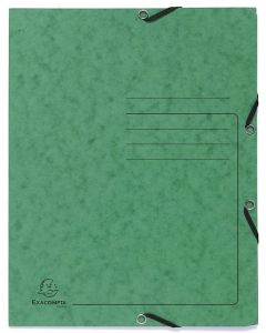 Photo Chemise imprimée à élastiques - 3 rabats - Vert EXACOMPTA