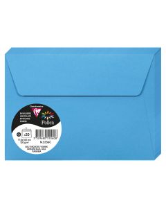 Photo. Enveloppe POLLEN Bleu turquoise Format  114 x 162 mm 5556C