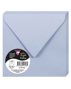 Photo Enveloppes - 140 x 140 mm - Bleu Lavande POLLEN 