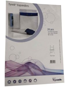 Photo Lot de 20 pochettes à soufflet 305 x 406 mm Tyvek 67184 : Enveloppes