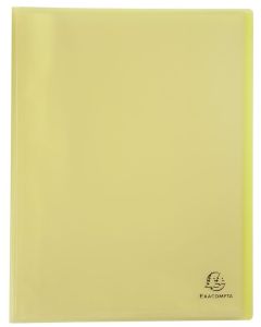 Photo Protège-Documents de 80 Vues - Jaune EXACOMPTA Chromaline Pastel