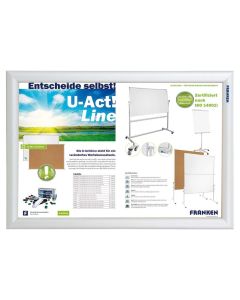 Photo Cadre porte-affiche sécurisé - Ininflammable - Format A3 : FRANKEN BS1802 