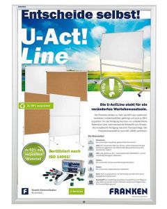 Photo Cadre porte-affiche sécurisé - Verrouillable - Format A1 : FRANKEN