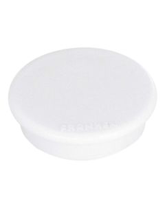 Photo Lot de 10 Aimants ronds - 24 mm - Blanc : FRANKEN