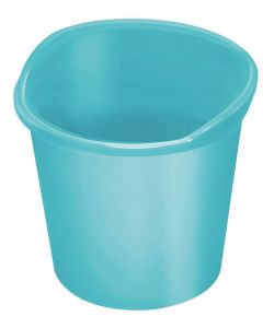 Photo Corbeille à papier 13 litres - Turquoise : HELIT The Joy H2360432