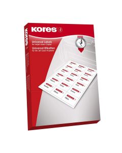 Photo Étiquettes adhésives - 105 x 42,3 mm : KORES L10542