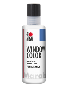 MARABU FUN & FANCY :  Peinture pour Window Color  - 80 ml - Blanc 04060004070