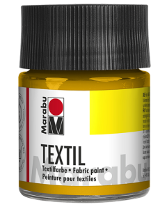 Photo MARABU : Peinture pour textile clair - 50 ml - Jaune moyen