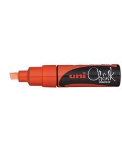 Marqueur à craie liquide Chalk PWE - 8 mm - Rouge fluo : UNI-BALL photo