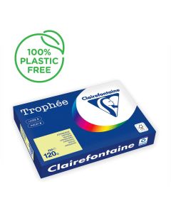Ramette de papier Trophée de 250 feuilles A3 120g - Jonquille : CLAIREFONTAINE