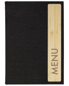 Chemise pour menu A4 avec sérigraphie en plastique - Gris foncé SIGEL