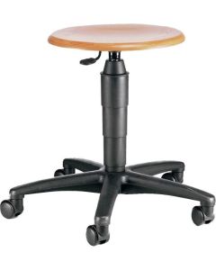 Tabouret à roulettes Bois Naturel TOPSTAR TEC 60