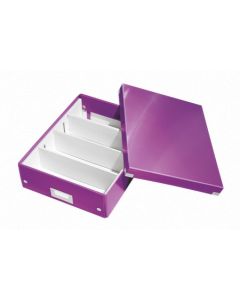 Boite de rangement à compartiments - Violet - LEITZ 6057-00-62 Couvercle