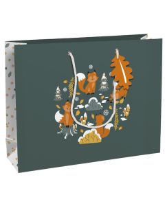 Sac cadeau de Noël - 215 x 102 x 253 mm - Hiver CLAIREFONTAINE